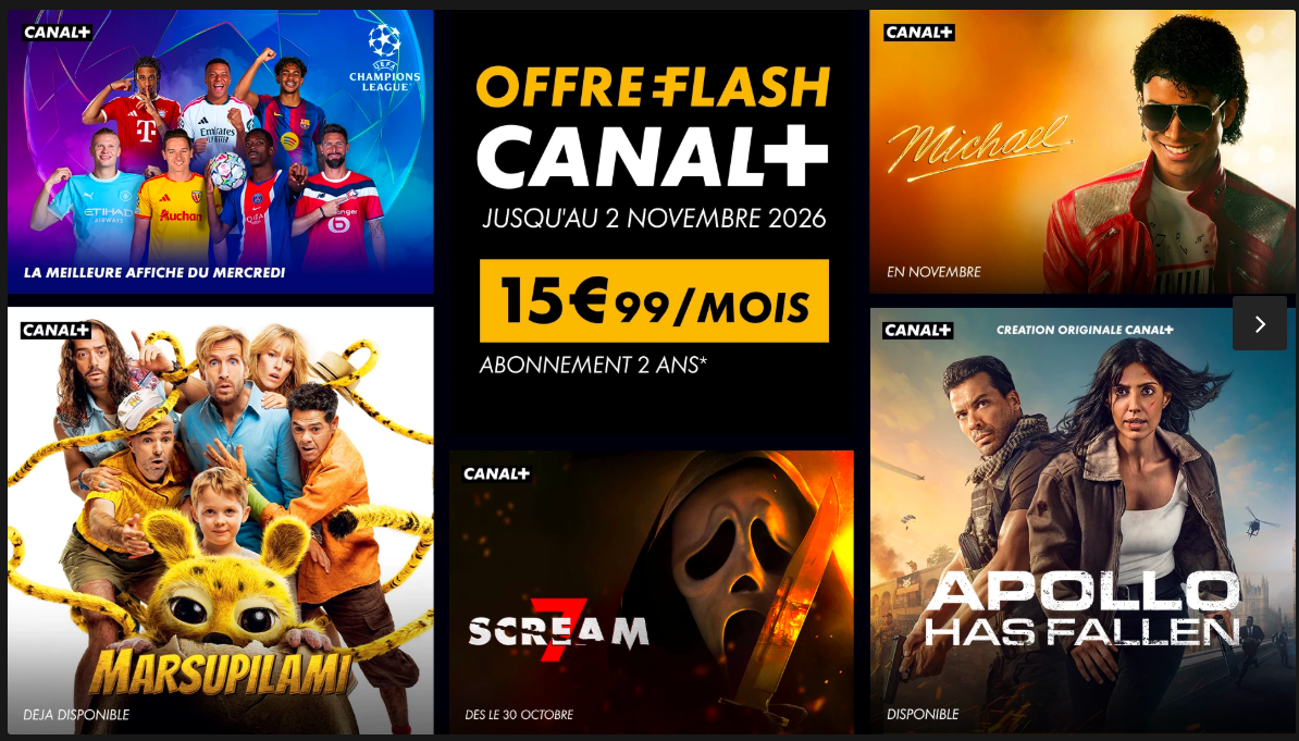 Apple TV+ est inclus dans l'offre Canal+